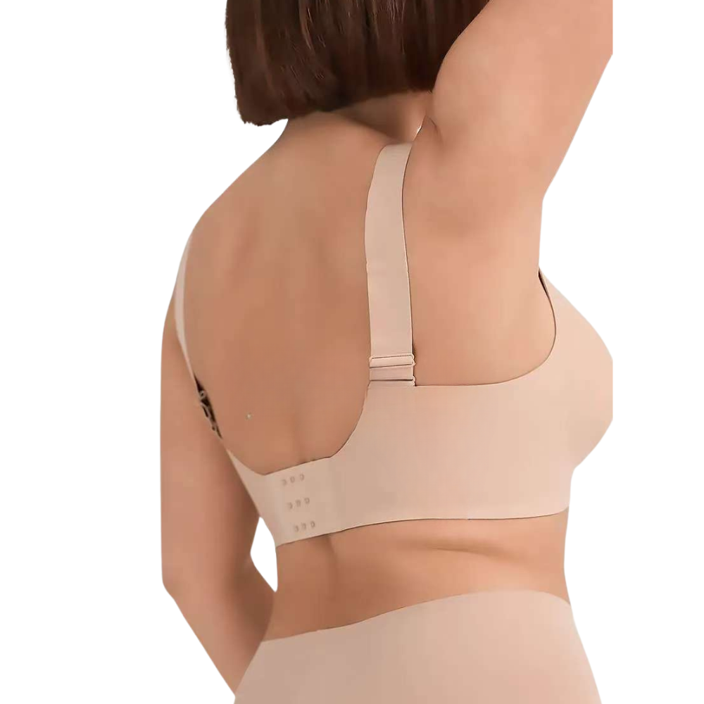 Elegant Deep V Bra – Natural Lift & Bust Shaping