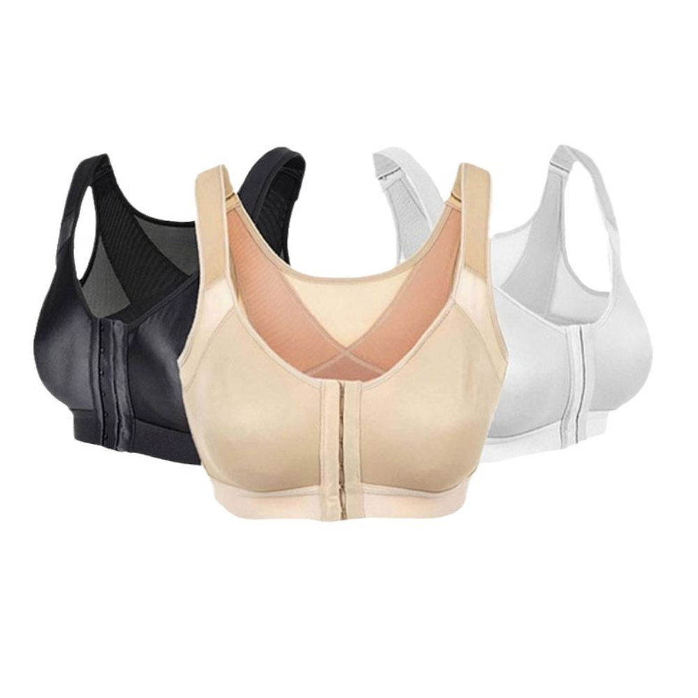 Front Closure Sports Bra – Lift, Support & Posture Corrector