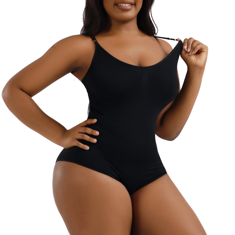 Open Gusset Body Shaper Bodysuit – Bust Lift, Tummy Control & Everyday Comfort
