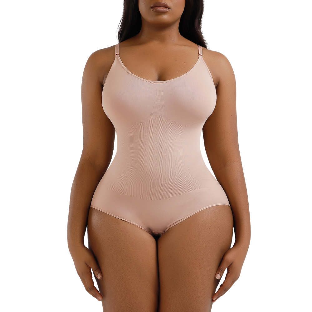Open Gusset Body Shaper Bodysuit – Bust Lift, Tummy Control & Everyday Comfort